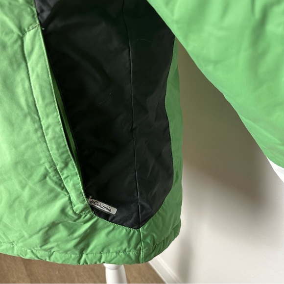 Columbia Sportswear Company Coat Womens Jacket Green Fleece Lined Full Zip - Picture 11 of 13